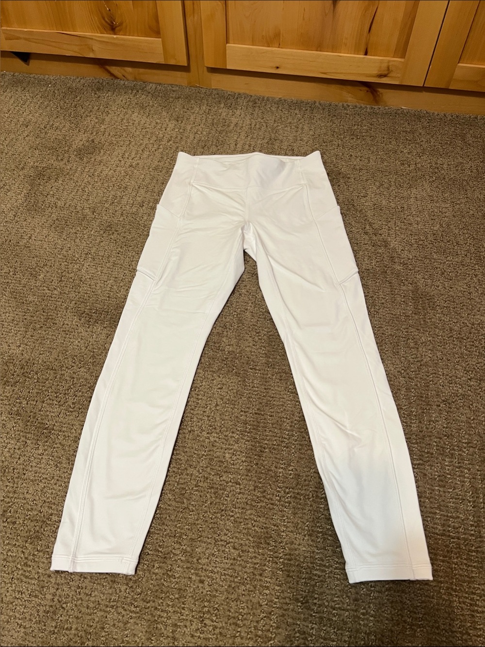 lululemon White Leggings Size 6